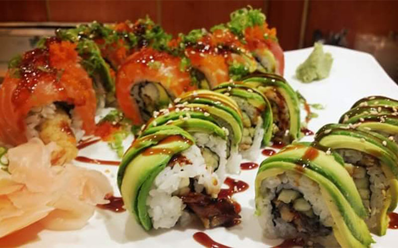 salmon sushi restaurant