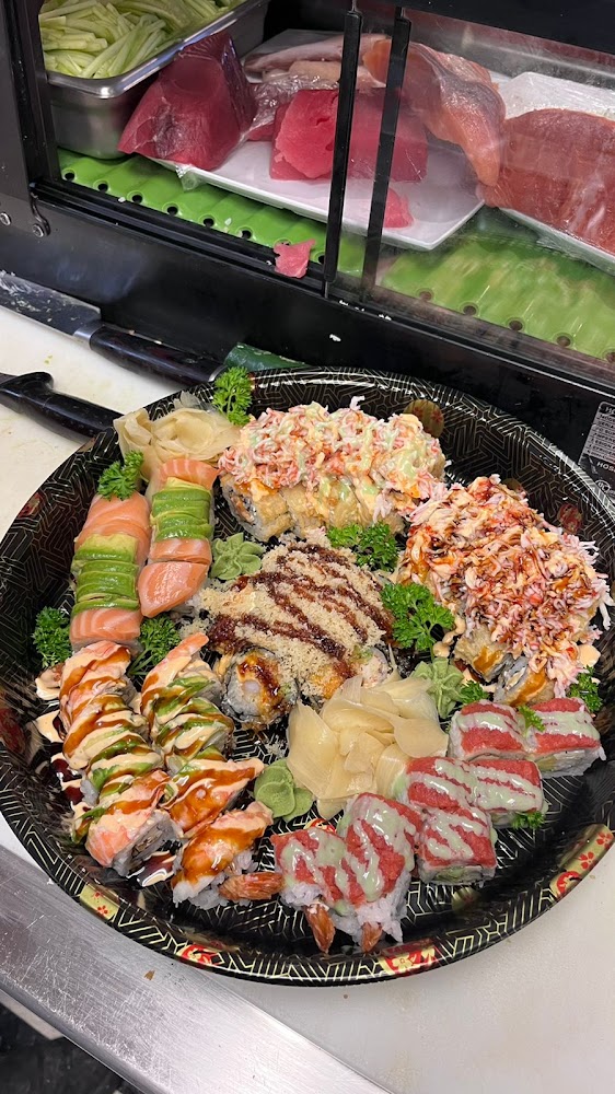 Edamame Hibachi, Wings and Sushi
