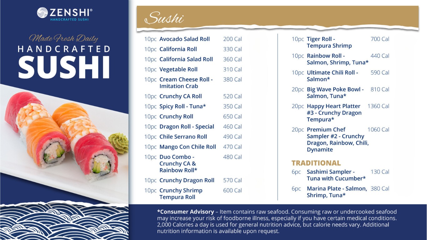 ZENSHI Handcrafted Sushi