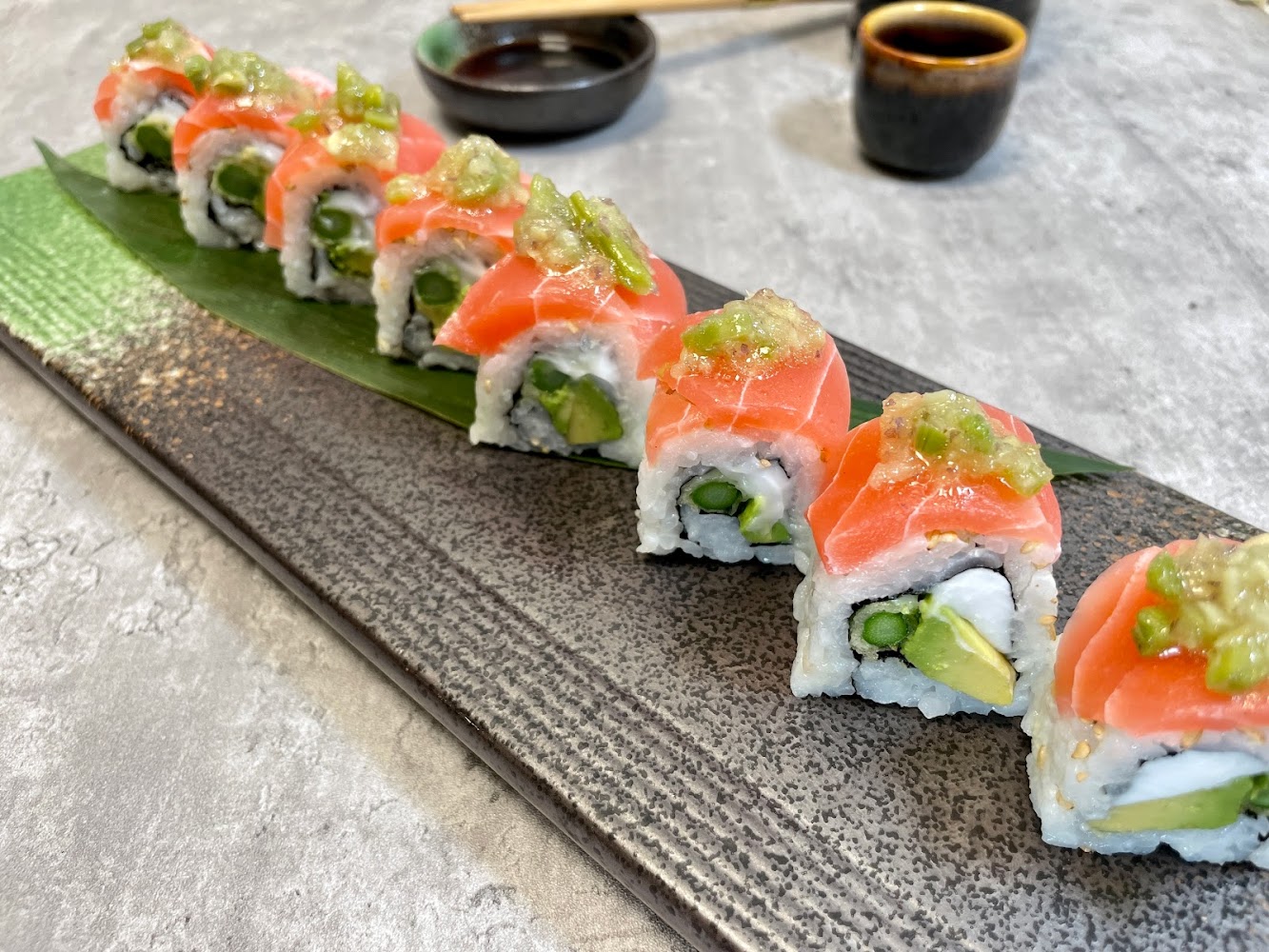 Gorilla Eats Sushi
